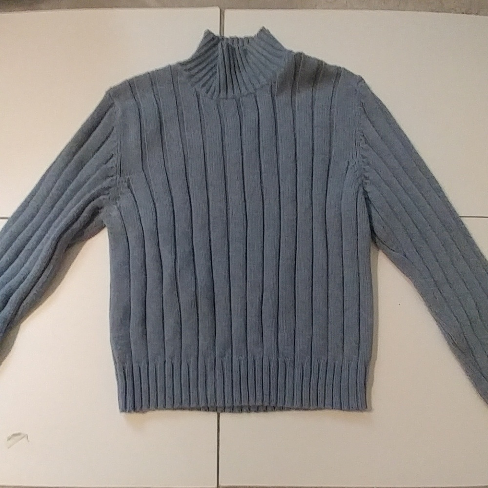 Light Blue Turtle Neck Sweater